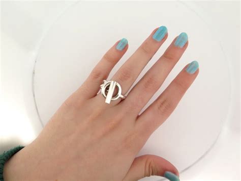 bague hermes argent croisette|Hermes france jewelry en argent.